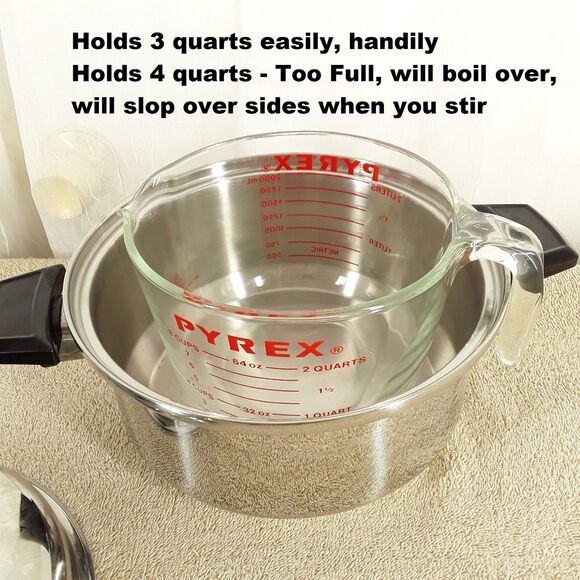 Kitchen Craft 3 Qt Stock Pot Pan w/ Vent Lid, Stainless Steel Cookware West Bend - Picture 13 of 14